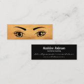 Schöne Augen Mini Visitenkarte (Vorne/Hinten)