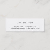 Schöne Augen Pink Lash und Brows Mini Visitenkarte (Rückseite)