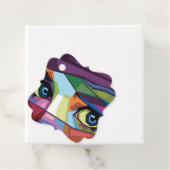 Schöne Augen Pop Kunst Geschenkanhänger (Beispiel)