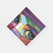 Schöne Augen Pop Kunst Serviette (Ecke)