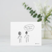 schöne Augen Postkarte (Stehend Vorderseite)