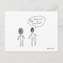 schöne Augen Postkarte