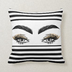 Schöne Augen Schönheitssalon Make-up Wimpern Kissen