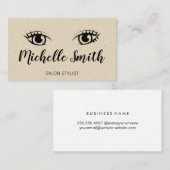 Schöne Augen Visitenkarte (Vorne/Hinten)