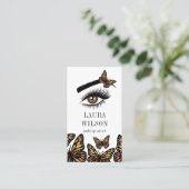 Schöne Augenbrauenschmetterlinge Visitenkarte (Stehend Vorderseite)