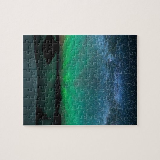 Schöne Aurora Borealis/Nordlichter Puzzle (Horizontal)