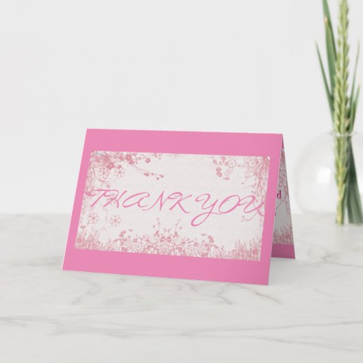 Schöne Ausdrücke danken Ihnen Karte (Vorderseite)