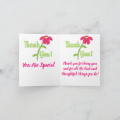 SCHÖNE AUSDRÜCKE DANKEN SIE KARTE (Innenseite)