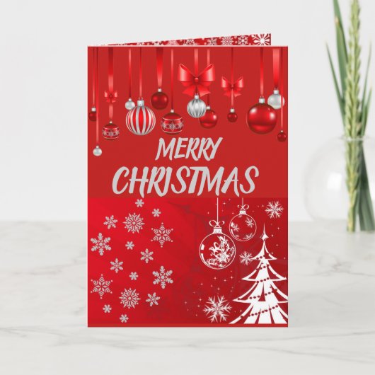 SCHÖNE AUSDRÜCKE FEIERTAGSKARTE (Vorderseite)