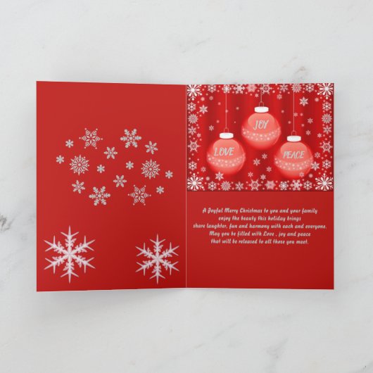 SCHÖNE AUSDRÜCKE FEIERTAGSKARTE (Innenseite)