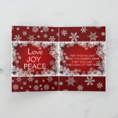 Schöne Ausdrücke Feiertagskarte (Innenseite)