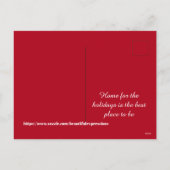 SCHÖNE AUSDRÜCKE FEIERTAGSPOSTKARTE (Rückseite)