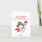 SCHÖNE AUSDRÜCKE - FERIENKARTE FEIERTAGSKARTE (Rückseite)