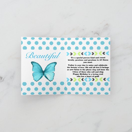 Schöne Ausdrücke Geburtstag Karte (Innenseite)