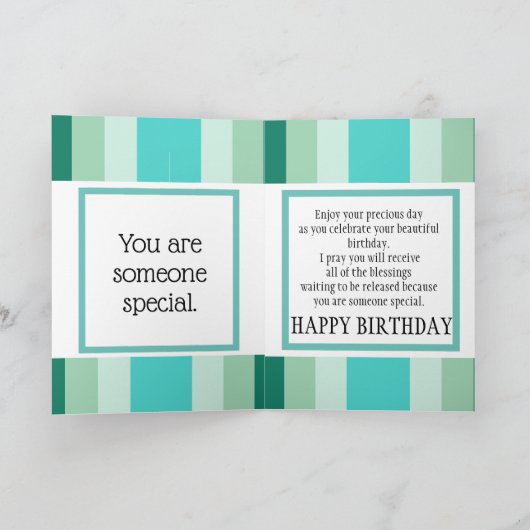 SCHÖNE AUSDRÜCKE - Grußkarte Karte (Innenseite)