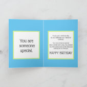 SCHÖNE AUSDRÜCKE - Grußkarte Karte (Innenseite)