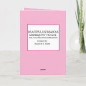 SCHÖNE AUSDRÜCKE - Grußkarte Karte (Rückseite)