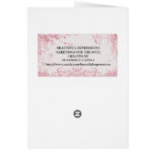 SCHÖNE AUSDRÜCKE Grußkarten (Hinten)