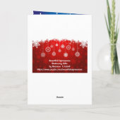 Schöne Ausdrücke Grußkarten Karte (Rückseite)