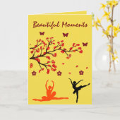 SCHÖNE AUSDRÜCKE KARTE (Gelbe Blume)