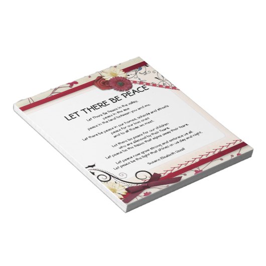 Schöne Ausdrücke - Notepad Notizblock (angewinkelt)