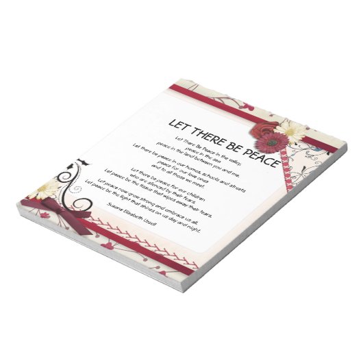 Schöne Ausdrücke - Notepad Notizblock (Rotiert)