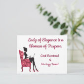 Schöne Ausdrücke Postkarte (Stehend Vorderseite)