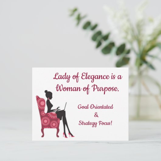 Schöne Ausdrücke Postkarte (Stehend Vorderseite)