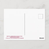 Schöne Ausdrücke Postkarte (Rückseite)