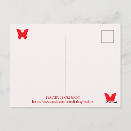 SCHÖNE AUSDRÜCKE POSTKARTE (Rückseite)