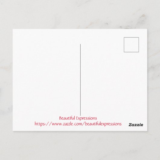 SCHÖNE AUSDRÜCKE POSTKARTE (Rückseite)