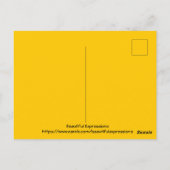 Schöne Ausdrücke Postkarte (Rückseite)