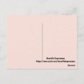 Schöne Ausdrücke Postkarte (Rückseite)