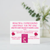 SCHÖNE AUSDRÜCKE POSTKARTE (Stehend Vorderseite)