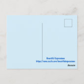 Schöne Ausdrücke Postkarte (Rückseite)