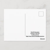 Schöne Ausdrücke Postkarte (Rückseite)