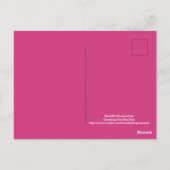 Schöne Ausdrücke Postkarte (Rückseite)