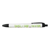 Schöne Ausdrücke schwarzer Tinte Pen Kugelschreiber (Oberseite)