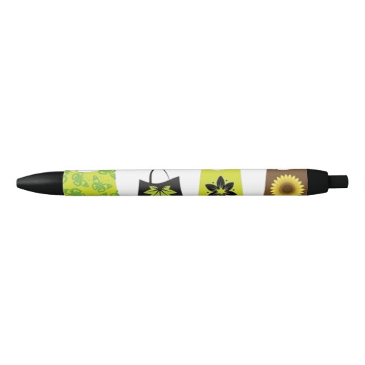 Schöne Ausdrücke schwarzer Tinte Pen Kugelschreiber (Vorderseite)