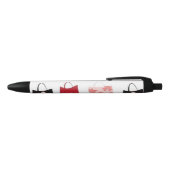 Schöne Ausdrücke schwarzer Tinte Pen Kugelschreiber (Oberseite)