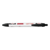 Schöne Ausdrücke schwarzer Tinte Pen Kugelschreiber (Rückseite)
