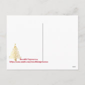 Schöne Ausdrücke Urlaub Postkarte (Rückseite)