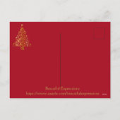 Schöne Ausdrücke Urlaub Postkarte (Rückseite)