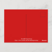 Schöne Ausdrücke Urlaub Postkarte (Rückseite)