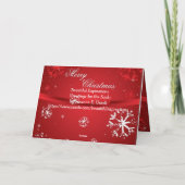 Schöne Ausdrücke - Weihnachtskarte Karte (Rückseite)