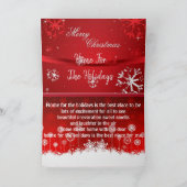 Schöne Ausdrücke - Weihnachtskarte Karte (Innenseite)