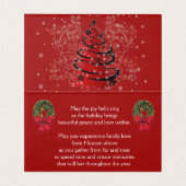 Schöne Ausdrücke - Weihnachtskarten (Innenseite Aufgefaltet)