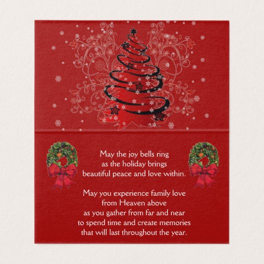 Schöne Ausdrücke - Weihnachtskarten (Innenseite Aufgefaltet)