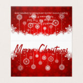 Schöne Ausdrücke - Weihnachtskarten (Außenseite Aufgefaltet)