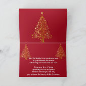 Schöne Ausdrücke Weihnachtskarten Feiertagskarte (Innenseite)